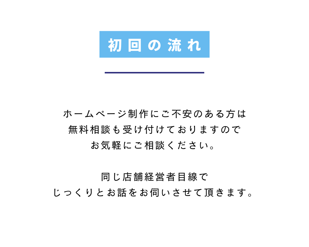 初回の流れ
